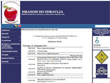Tablet Screenshot of hranomdozdravlja.com